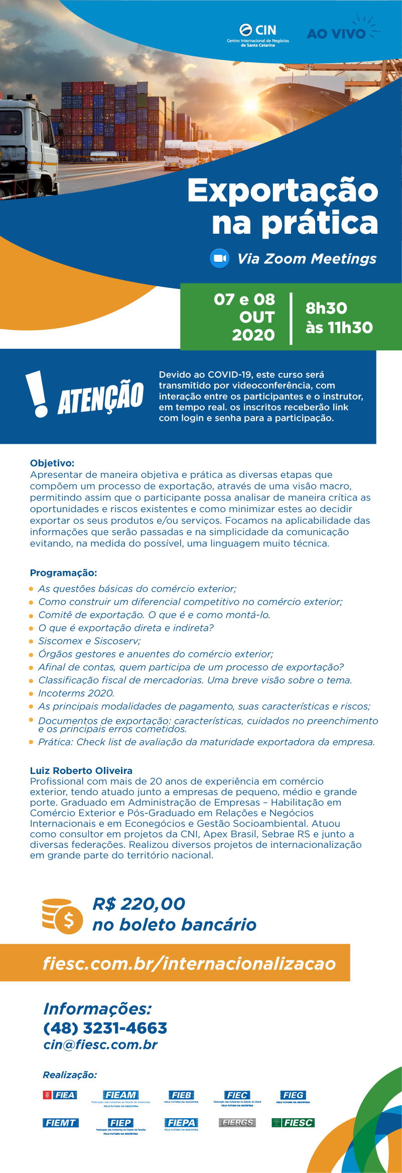 Outras informações