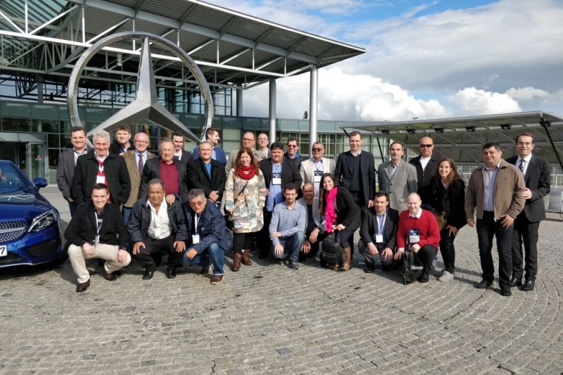 Visita à fábrica da Mercedes-Benz. Foto: Marina Seleme