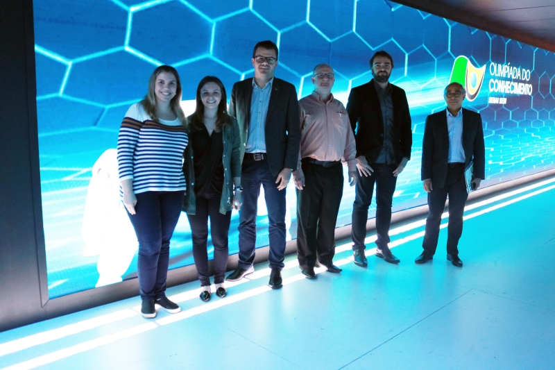 Industriais de SC visitam Olimpíada do Conhecimento. Foto: Ivonei Fazzioni