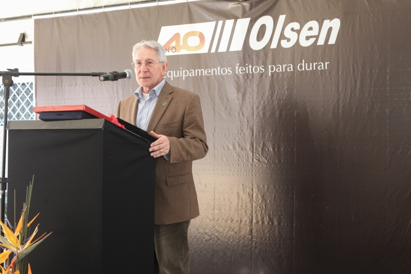 Presidente da FIESC, Glauco José Côrte (foto: Filipe Scotti)