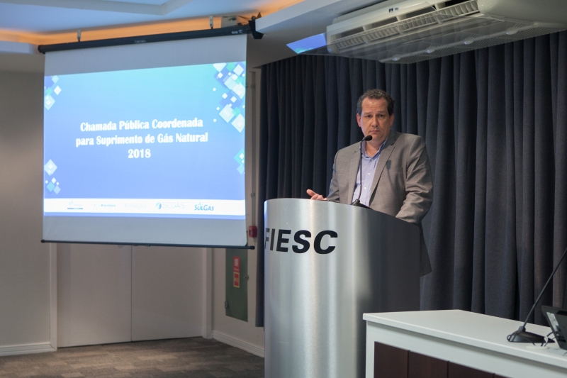 Diretor técnico comercial da SCGás, Rafael Longo (foto: Filipe Scotti)