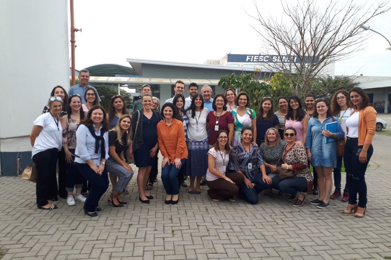 Reunião foi realizada no SENAI em Itajaí. Foto Divulgação/SESI