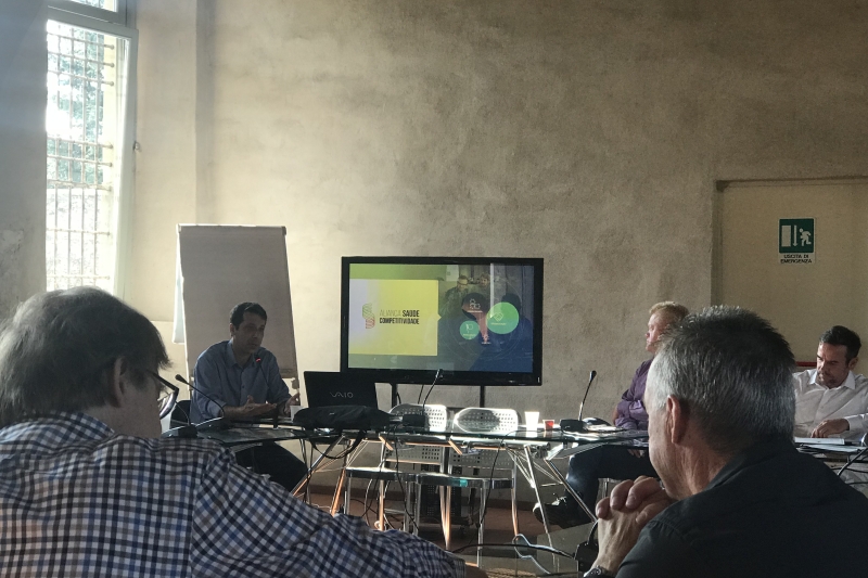 Diretor de Saúde do SESI, Marco Goetten, apresentou projetos inovadores desenvolvidos pela entidade e ações da Aliança (Foto: divulgação SESI)