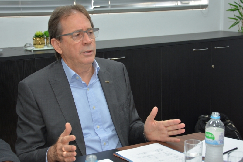 Presidente da FIESC, Mario Cezar de Aguiar (foto: MB Comunicação)