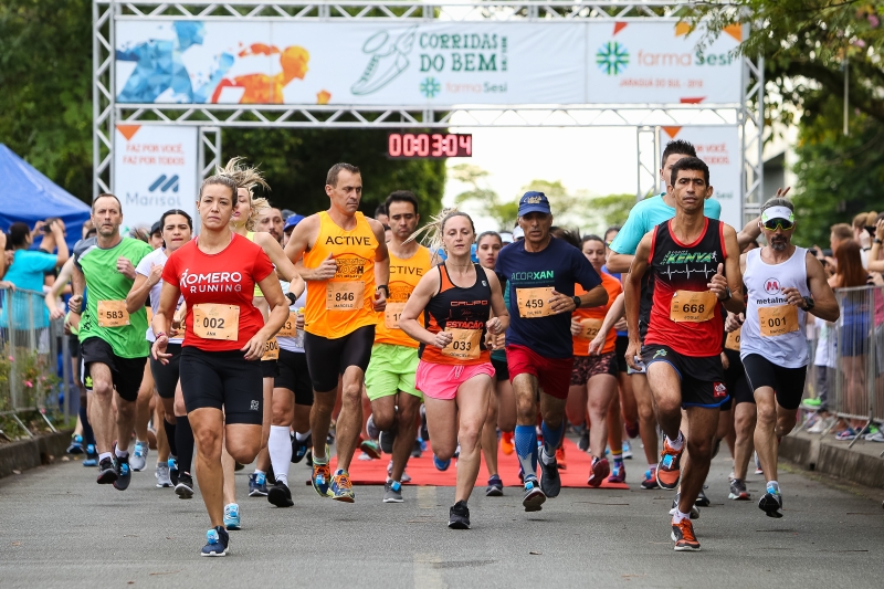 Etapa de Jaraguá do Sul da Corrida do Bem reúne mais de 1,5 mil atletas