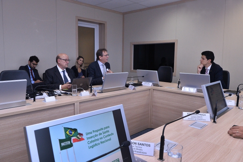 Reunião foi realizada em Brasília, nesta sexta-feira (8) (foto: Alberto Ruy/MInfra)