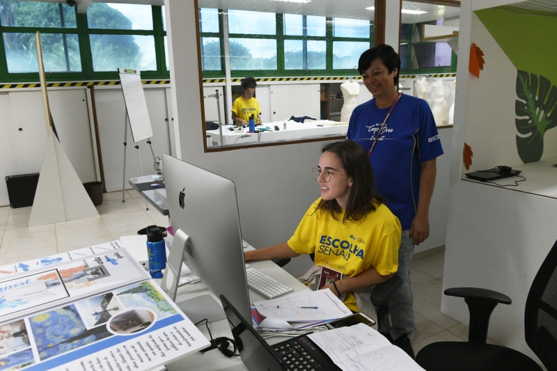Gabriele Raiser, de Blumenau, disputa na ocupação vitrinismo. Foto: José Paulo Lacerda