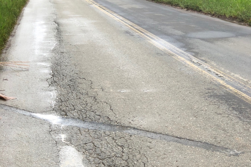 SC-340, no trecho entre Dona Ema e Witmarsum (foto: Ricardo Saporiti)