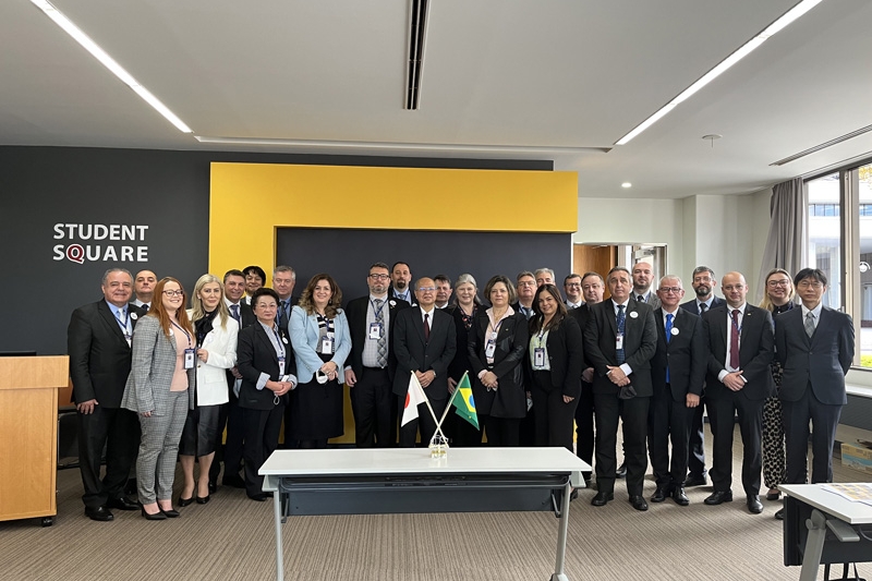 Visita à Tokyo University of Technology. Foto: Divulgação/FAPESC