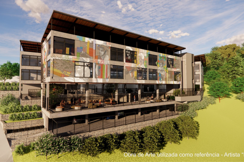 Imagem do projeto do prédio