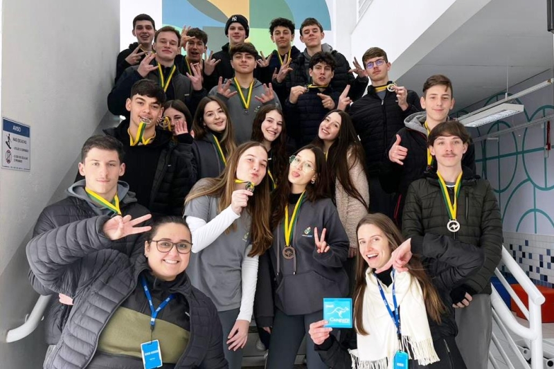 Estudantes de Concórdia festejam conquistas no concurso nacional