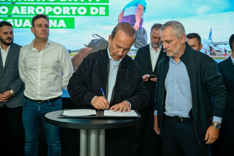 Estado assina concessão do Aeroporto de Jaguaruna