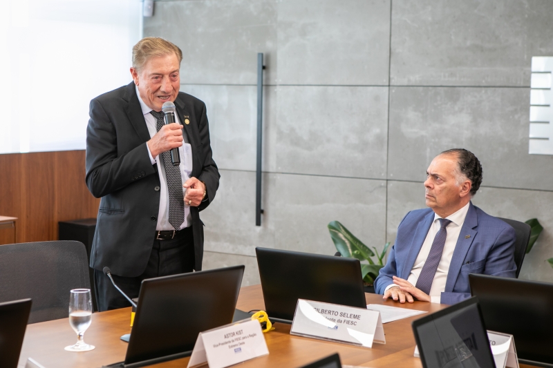 Astor Kist, vice-presidente da FIESC no Oeste. “Programa é iniciativa digna de louvor.”